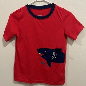 Carter’s Shark Short Sleeve Shirt Size 10